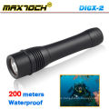 Maxtoch DI6X-2 2 * 26650 Batería más larga Runtime Impermeable Antorcha de buceo LED